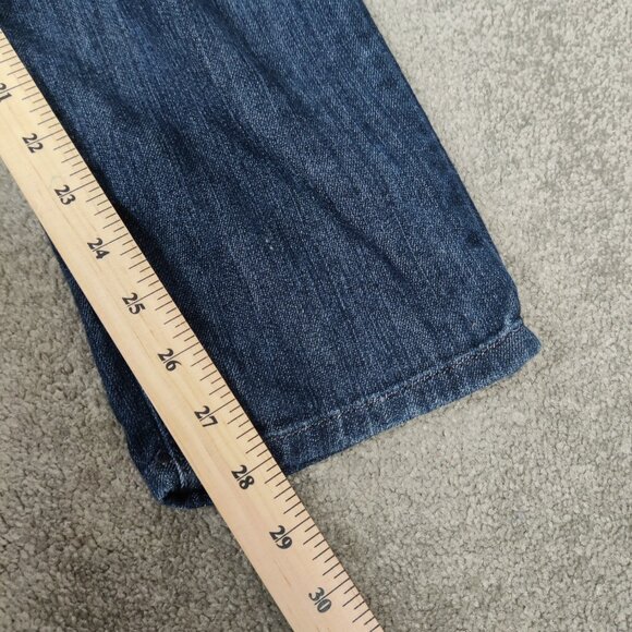 James Jeans Women's Maternity Jeans Size 32 Dark Blue Cotton With Stretch Casual - Picture 9 of 12